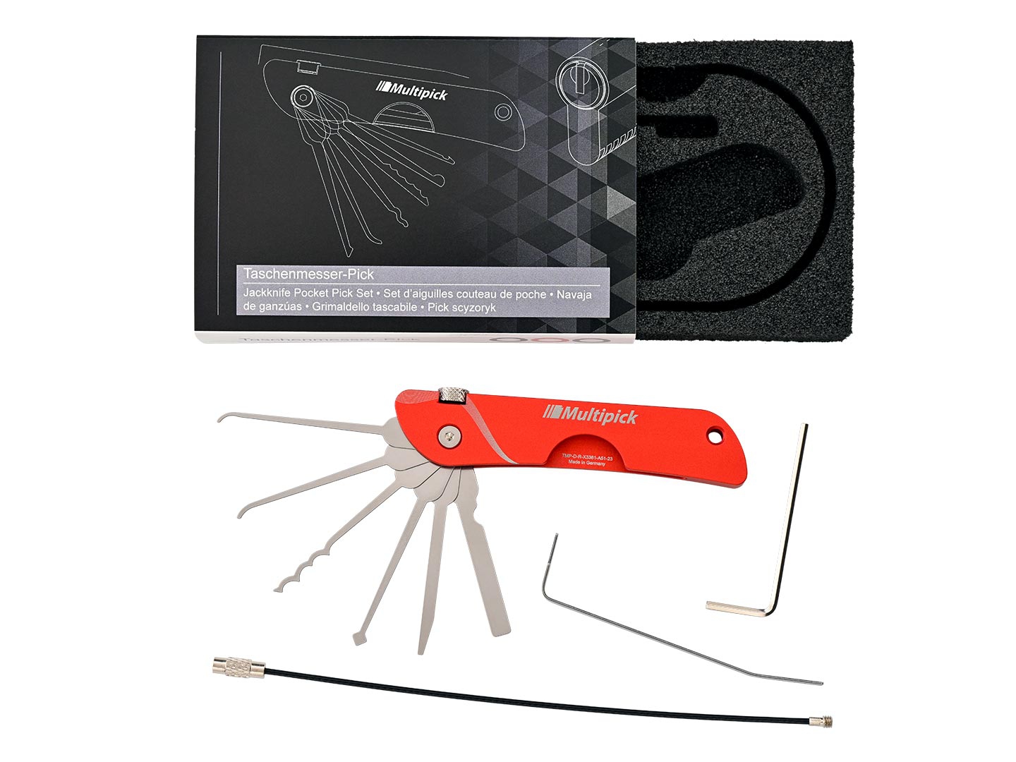 Jackknife EDC Pocket Pick Set Exclusive Redline Edition