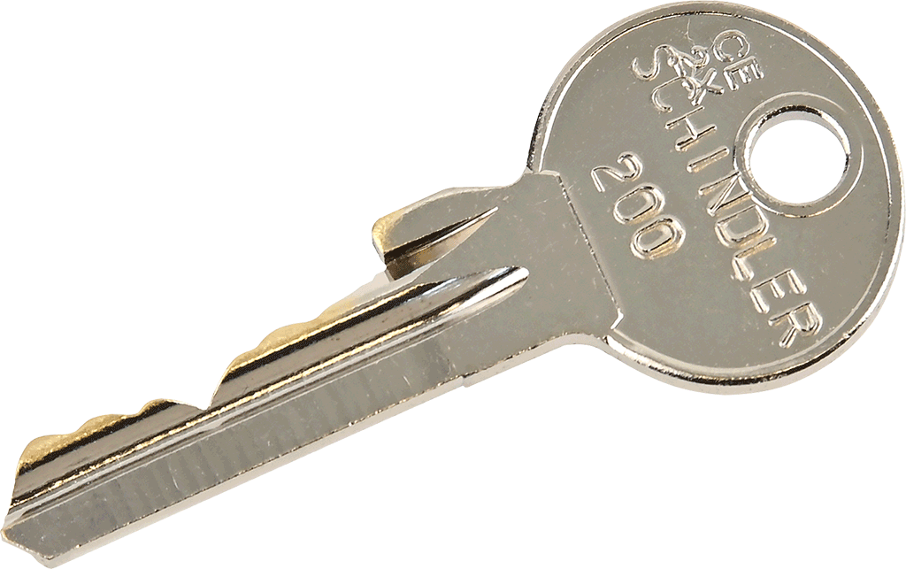 Lift unlocking key 13-Schindler 200