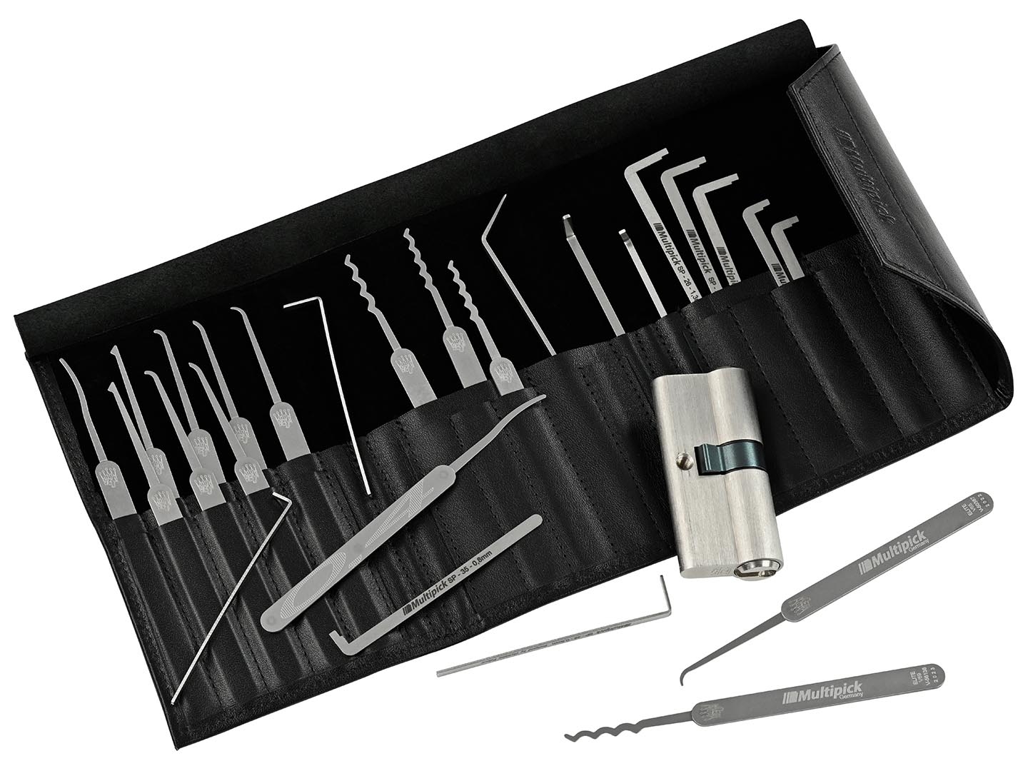 ELITE Medium Lock Pick Set 27-pcs. 0.4 + 0.6 mm