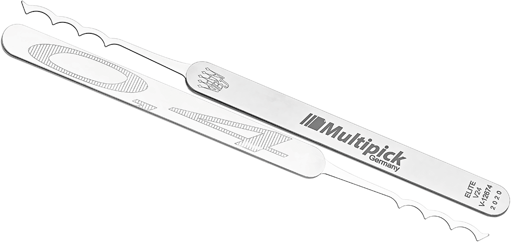 Ganzúa ELITE Bogotá Quad - Slim 0.4 mm (V24)