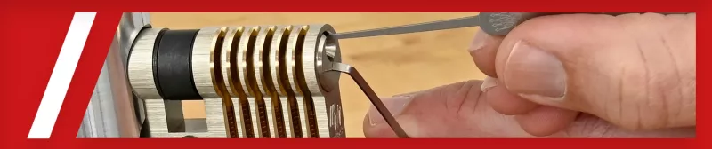 Training for lock picking special lock cylinders
