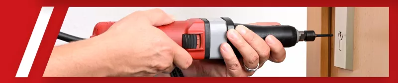 Milling lock cylinders for door opening by key cutting service